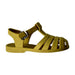 A Yellow Sandals from Liewood in size 18-24M for girl. (Front View)