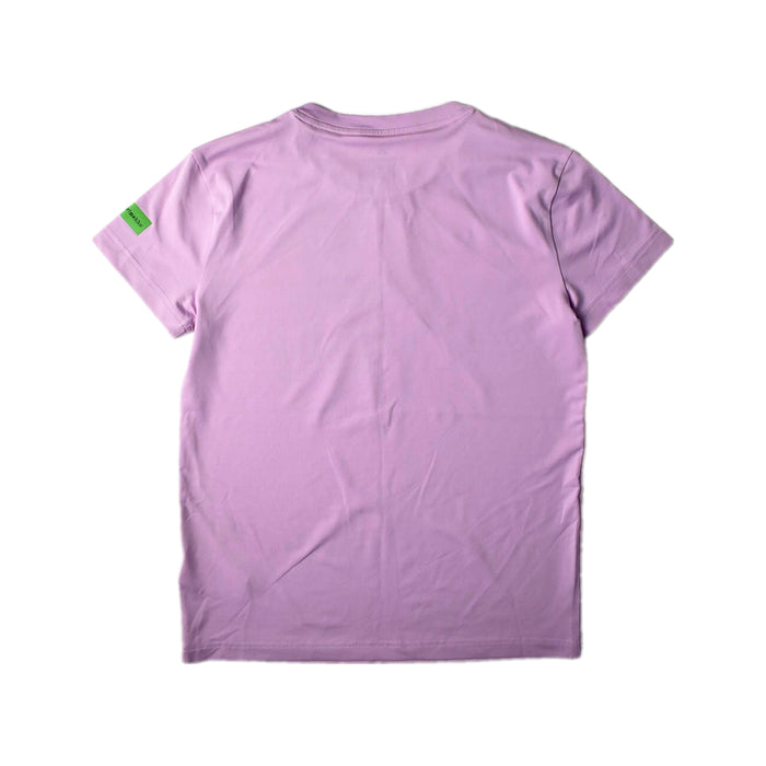 A Purple Active Tops from Adidas in size 11Y for girl. (Back View)