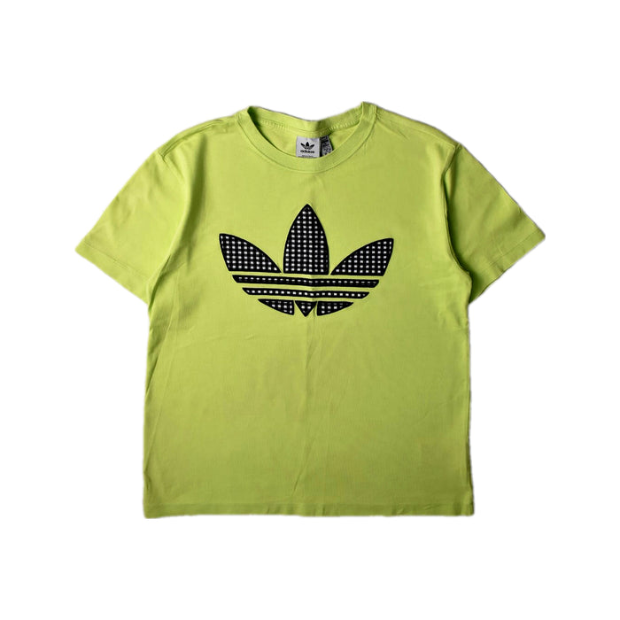A Green Short Sleeve T Shirts from Adidas in size 14Y for neutral. (Front View)