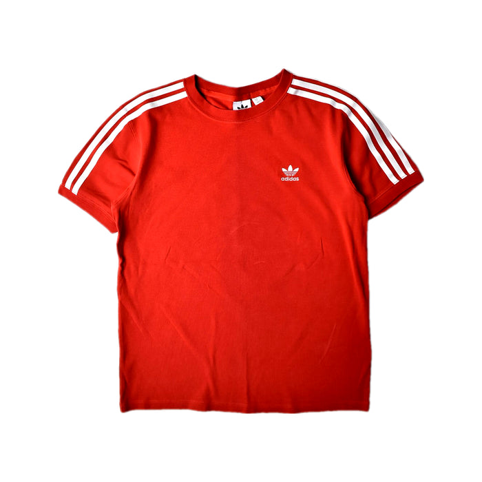 A Red Short Sleeve T Shirts from Adidas in size 14Y for neutral. (Front View)