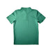 A Green Short Sleeve Polos from Adidas in size 11Y for boy. (Back View)