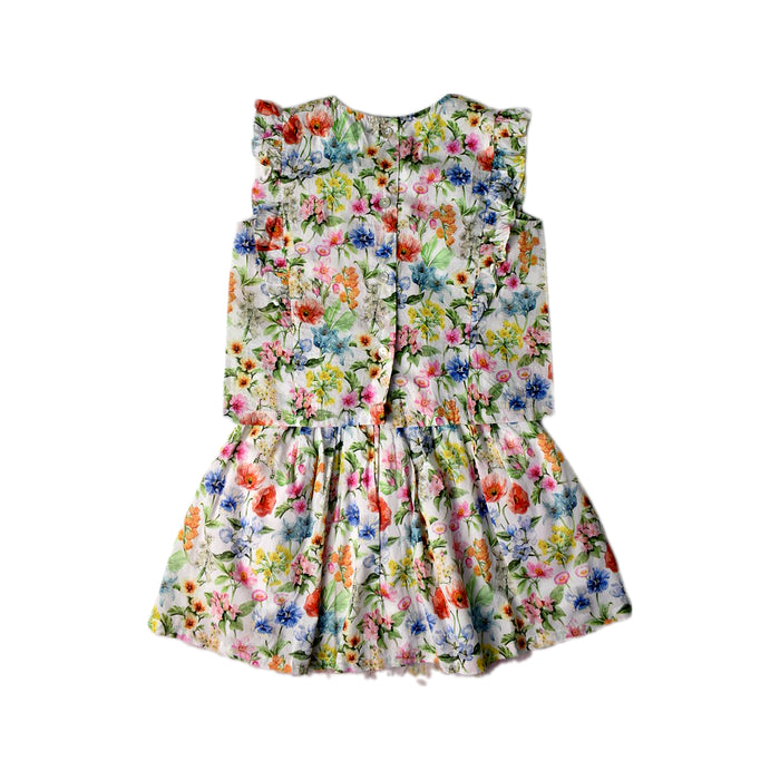 A Multicolour Skirt Sets from Elizabeth Little in size 6T for girl. (Back View)
