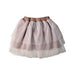 A Ivory Tulle Skirts from Mimi Mono in size 6T for girl. (Back View)