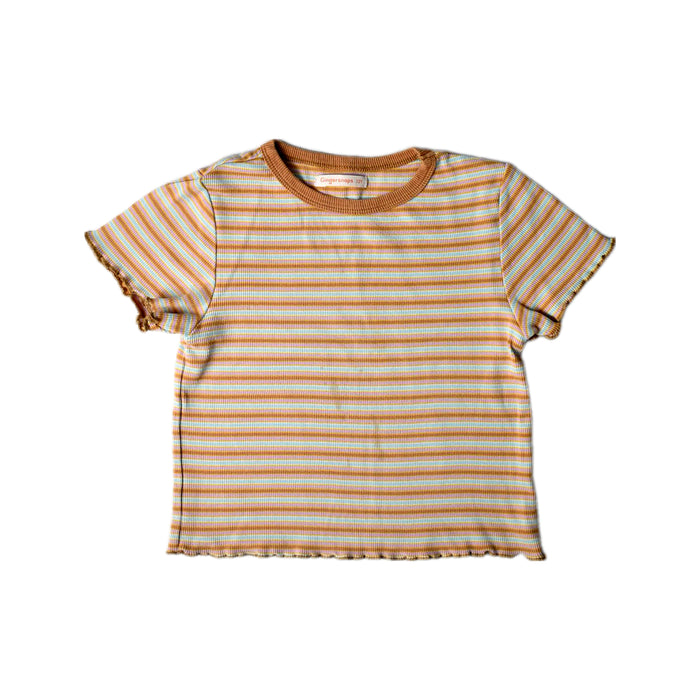 A Multicolour Short Sleeve T Shirts from Gingersnaps in size 12Y for girl. (Front View)