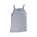 A White Sleeveless Tops from Petit Bateau in size 6T for girl. (Front View)