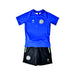 A Blue Shorts Sets from Adidas in size 5T for boy. (Front View)