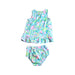 A Multicolor Shorts Sets from Lilly Pulitzer in size 18-24M for girl. (Back View)