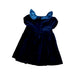 A Navy Sleeveless Dresses from Jacadi in size 12-18M for girl. (Back View)