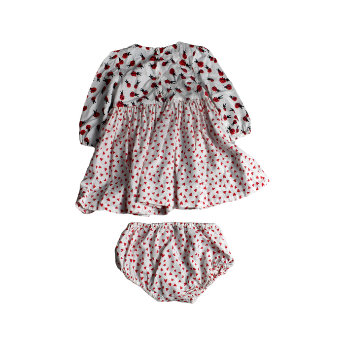 A Red Skirt Sets from Stella McCartney in size 12-18M for girl. (Back View)