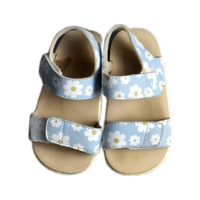 A Blue Sandals from See Kai Run in size 18-24M for girl. (Back View)
