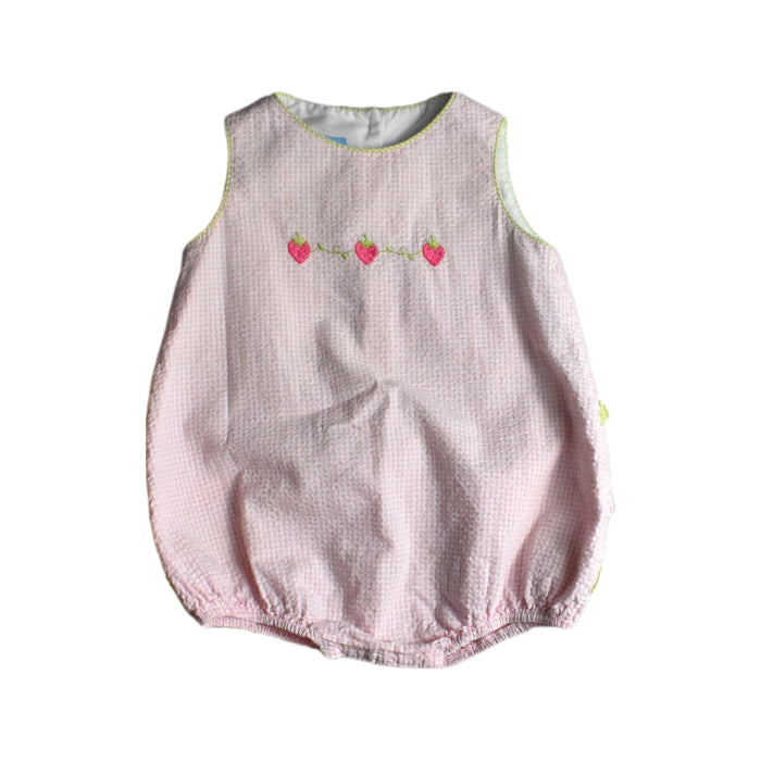 A Pink Sleeveless Rompers from Anavini in size 6T for girl. (Front View)