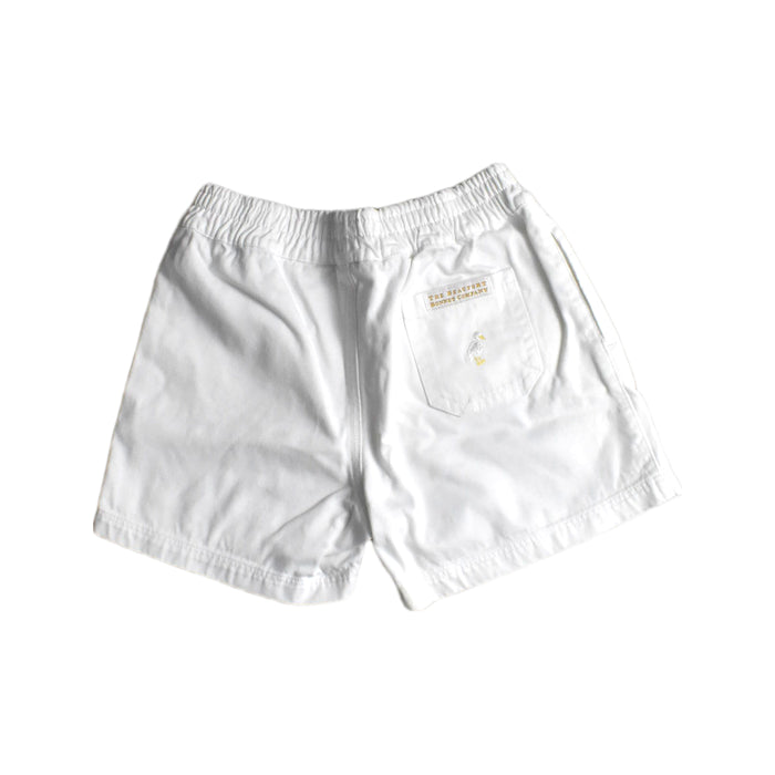 A White Shorts from The Beaufort Bonnet Company in size 8Y for boy. (Back View)
