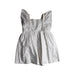 A White Sleeveless Dresses from Bonnie Jean in size 2T for girl. (Front View)