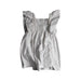 A White Sleeveless Dresses from Bonnie Jean in size 2T for girl. (Back View)