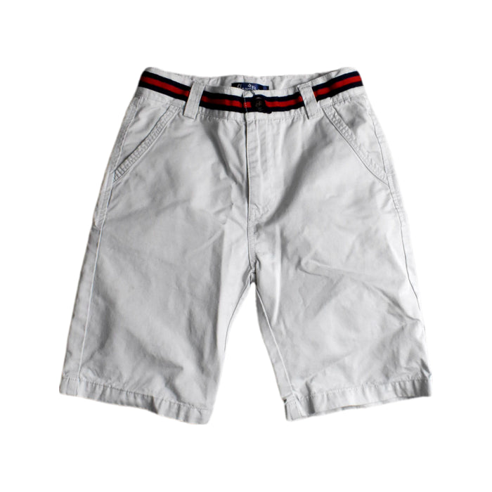 A White Shorts from bloomB in size 7Y for boy. (Front View)