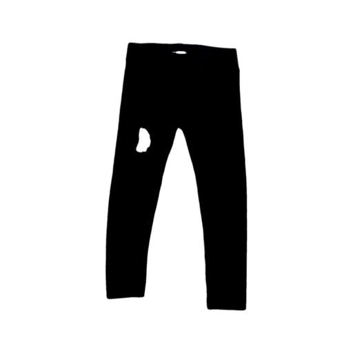 A Black Leggings from Seed in size 2T for girl. (Front View)