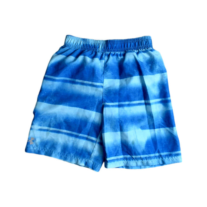 A Blue Shorts from Under Armour in size 6T for boy. (Front View)