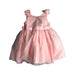 A Pink Sleeveless Dresses from Jessica Simpson in size 2T for girl. (Front View)