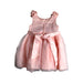 A Pink Sleeveless Dresses from Jessica Simpson in size 2T for girl. (Back View)