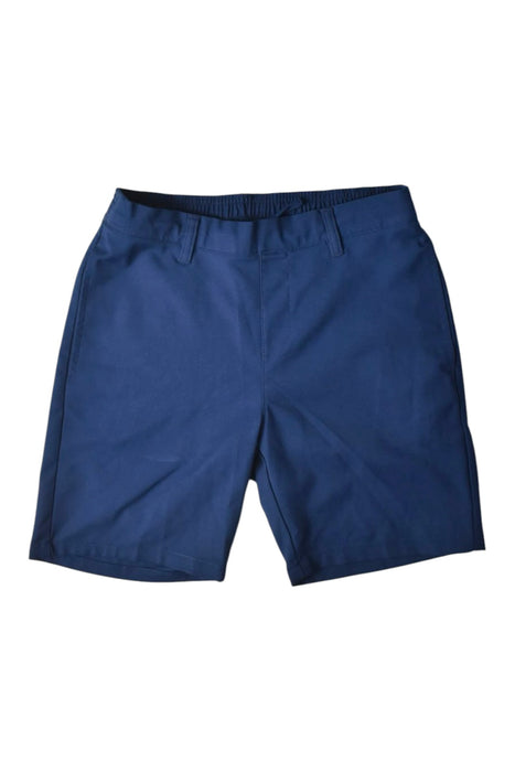A Navy Shorts from Adidas in size 11Y for boy. (Front View)