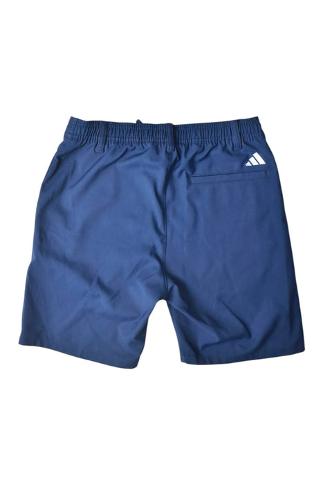 A Navy Shorts from Adidas in size 11Y for boy. (Back View)