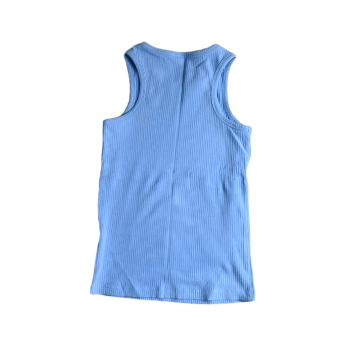 A Blue Sleeveless Tops from Seed in size 12Y for girl. (Back View)