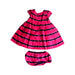 A Pink Dress Sets from Ralph Lauren in size 3-6M for girl. (Back View)