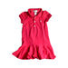 A Pink Short Sleeve Dresses from Ralph Lauren in size 3-6M for girl. (Front View)