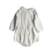A White Sleeveless Rompers from Carrément Beau in size 3-6M for girl. (Back View)