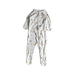 A White Onesies from Kays + Kins in size 3-6M for girl. (Front View)
