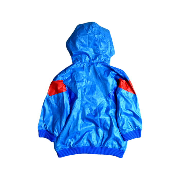 A Blue Lightweight Jackets from Adidas in size 6-12M for girl. (Back View)