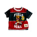 A Red Short Sleeve T Shirts from Guess in size 6-12M for boy. (Front View)