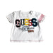 A White Short Sleeve T Shirts from Guess in size 6-12M for boy. (Front View)