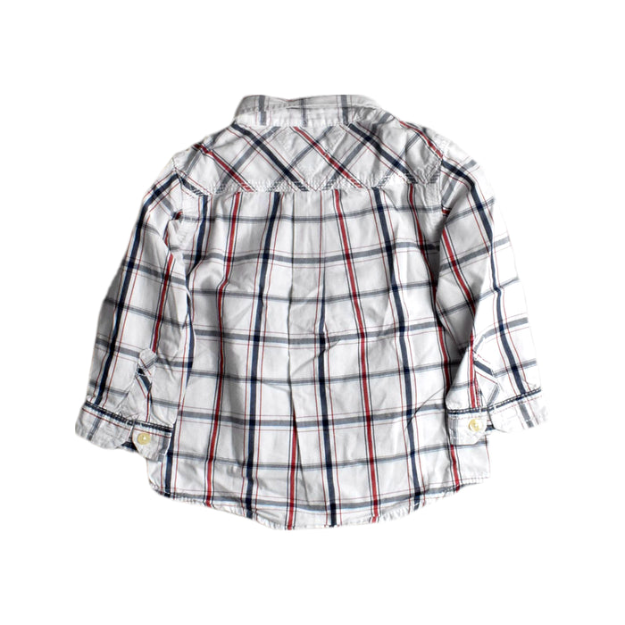 A White Long Sleeve Shirts from Tommy Hilfiger in size 12-18M for boy. (Back View)