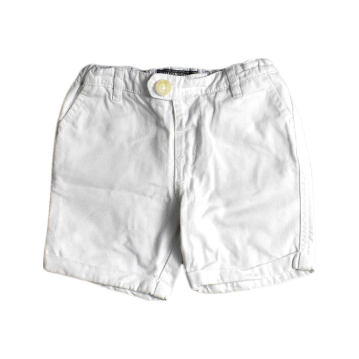 A White Shorts from Gingersnaps in size 6-12M for boy. (Front View)
