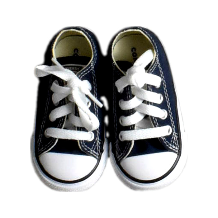 A Navy Sneakers from Converse in size 12-18M for neutral. (Back View)
