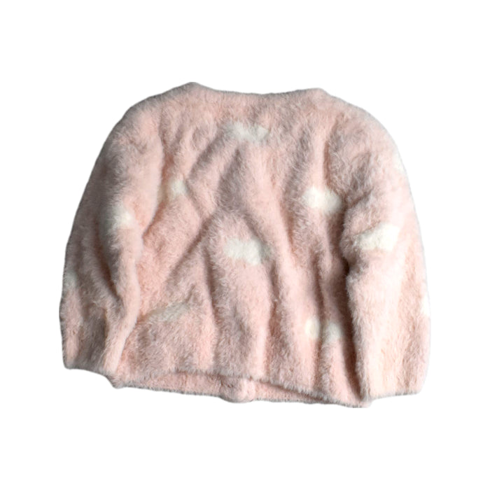A Pink Cardigans from Hanna Andersson in size 3T for girl. (Back View)