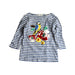 A Blue Long Sleeve Tops from Boden in size 5T for girl. (Front View)
