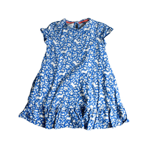 A Blue Short Sleeve Dresses from Boden in size 4T for girl. (Front View)