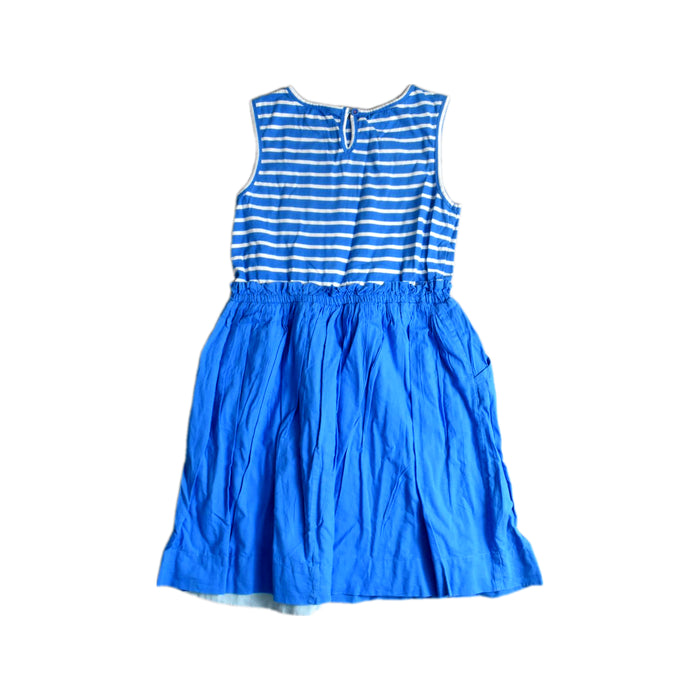 A Multicolour Sleeveless Dresses from Boden in size 9Y for girl. (Back View)