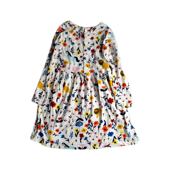 A Multicolour Long Sleeve Dresses from Hanna Andersson in size 5T for girl. (Back View)