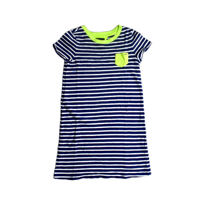 A Blue Short Sleeve Dresses from Tommy Hilfiger in size 8Y for girl. (Front View)
