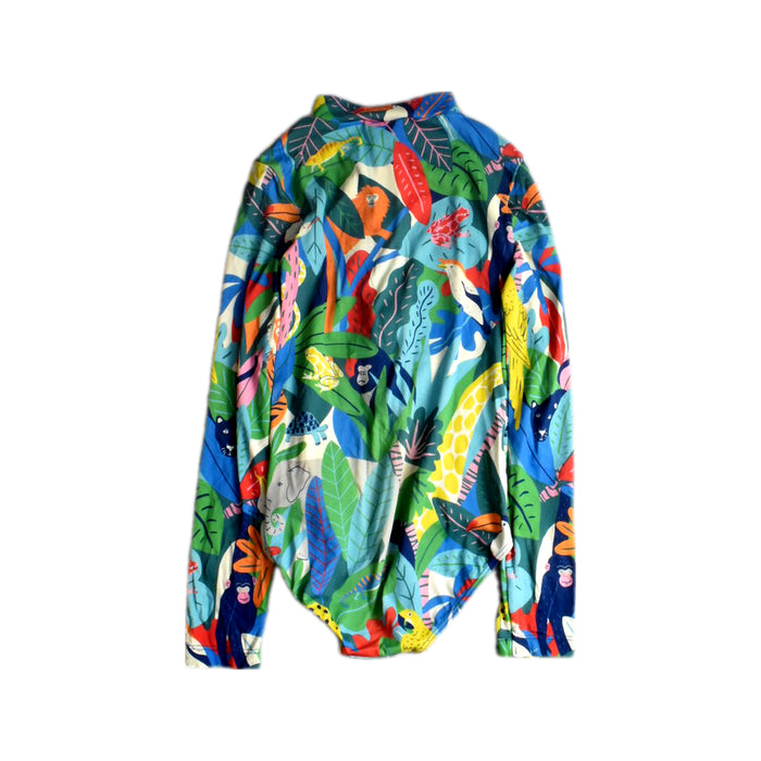 A Multicolour Rash Guards from Boden in size 8Y for girl. (Back View)