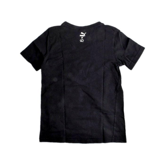 A Black Short Sleeve T Shirts from Puma in size 9Y for boy. (Back View)