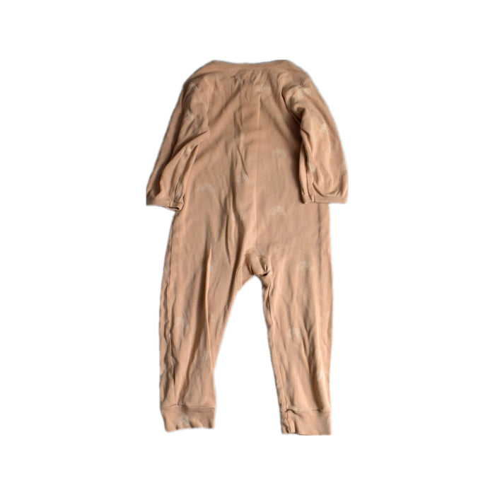 A Beige Onesies from Le Petit Society in size 18-24M for girl. (Back View)