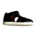 A Black Sandals from Jacadi in size 3T for girl. (Front View)