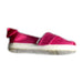 A Pink Slip Ons from Toms in size 18-24M for girl. (Front View)