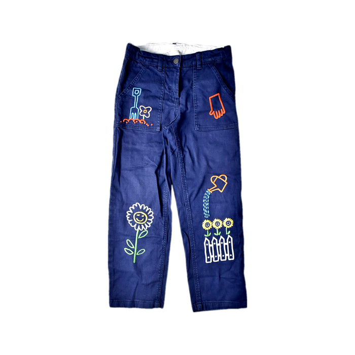 A Blue Casual Pants from Stella McCartney in size 10Y for girl. (Front View)