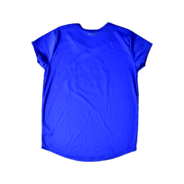 A Blue Active Tops from Adidas in size S for girl. (Back View)