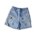 A Blue Shorts from Kenzo in size 10Y for girl. (Front View)